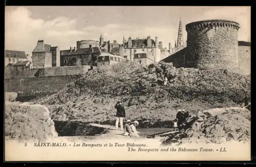 AK Saint-Malo, Les Remparts et la Tour Bidouane