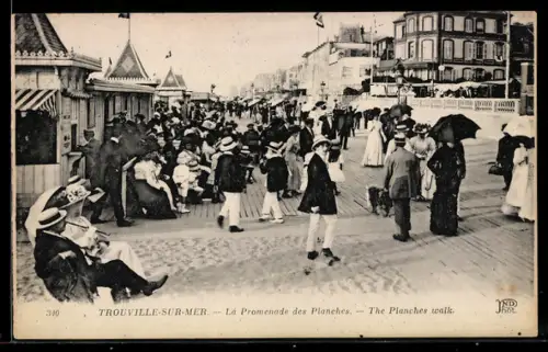AK Trouville-sur-Mer, La Promenade des Planches
