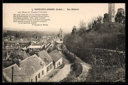 AK Montfort-l`Amaury /S.-et-O., Vue Générale