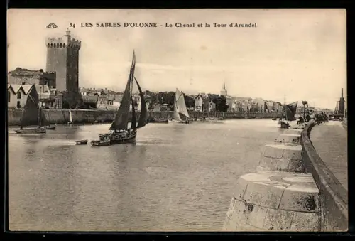 AK Les Sables d`Olonne, Le Chenal et la Tour d`Arundel