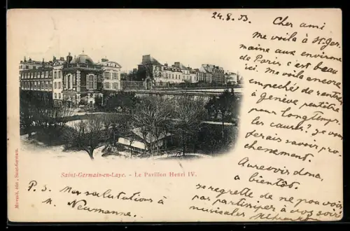 AK Saint-Germain-en-Laye, Le Pavillon Henri IV