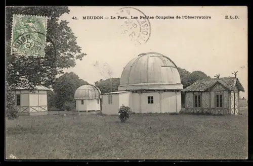 AK Meudon, Le Parc, Les Petites Coupoles de l`Observatoire