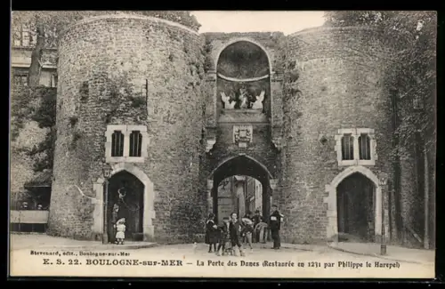 AK Boulogne-sur-Mer, La Porte des Dames