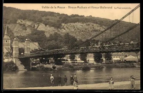 AK Vireux-Molhain, Vireux-Wallerand, Le Pont suspendu