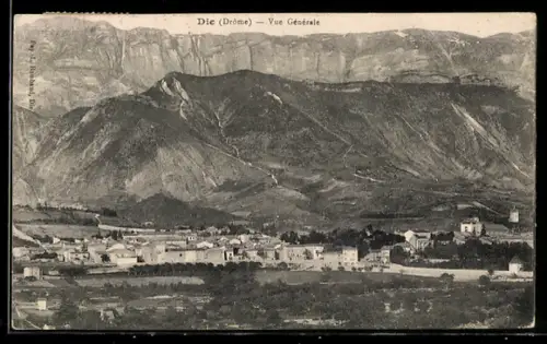 AK Die /Drôme, Vue Générale