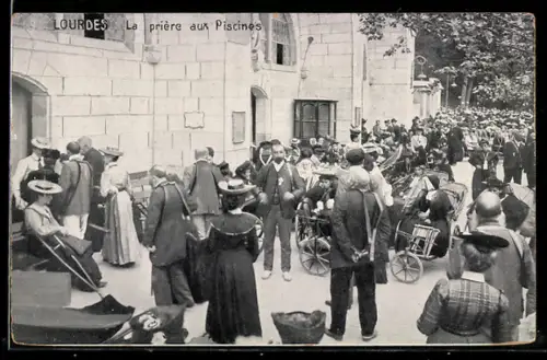 AK Lourdes, La prière aux Piscines