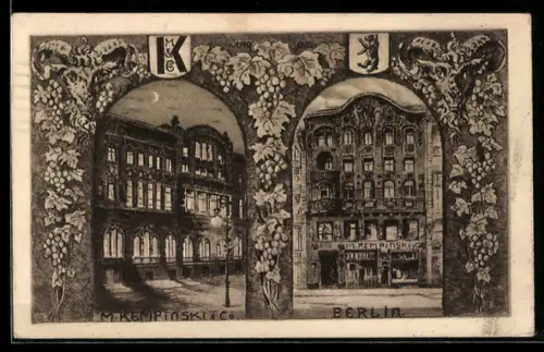 AK Berlin, Weinstube Kempinski, Strassenpartie