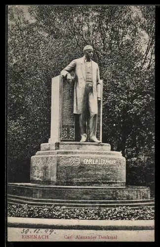 AK Eisenach, Carl Alexander Denkmal