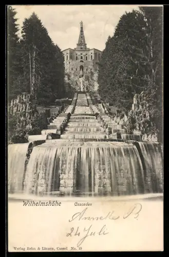 AK Kassel /Wilhelmshöhe, Cascaden