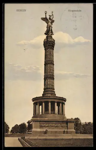 AK Berlin, Totalansicht der Siegessäule