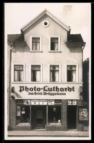 AK Forchheim, Geschäft Photo-Luthardt, Inh. Erich Brüggemann