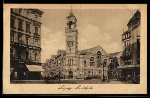 AK Leipzig, Partie vor der Markthalle