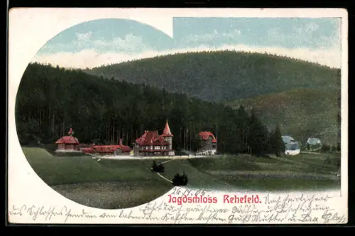 AK Rehefeld, Blick auf das Jagdschloss