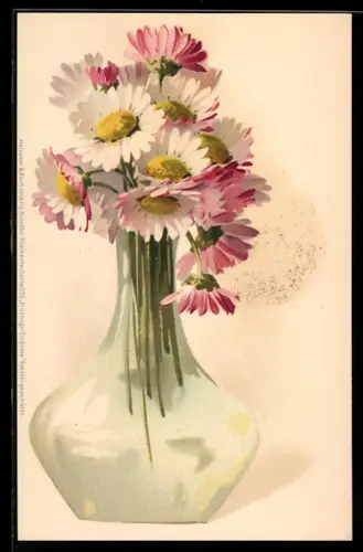 AK Strauss Margeriten in einer Vase