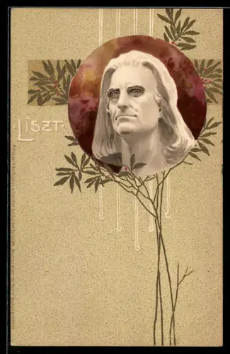 AK Portrait von Franz Liszt