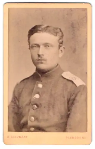 Fotografie H. Schumann, Flensburg, Holm 579, Soldat vom Inf.-Rgt. Nr. 86 in Uniform