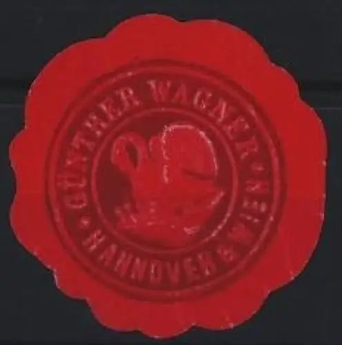 Reklamemarke Hannover, Günther Wagner, Pelikan-Logo