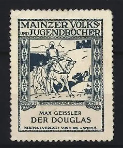 Reklamemarke Mainz, Mainzer Volks- und Jugendbücher, Der Douglas