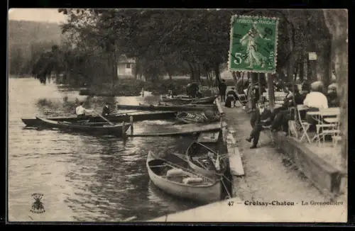 AK Croissy-Chatou, La Grenouillère