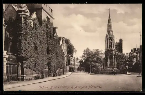 AK Oxford, Balliol College & Martyrs Memorial