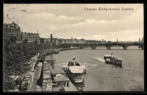 AK London, Thames Embankment