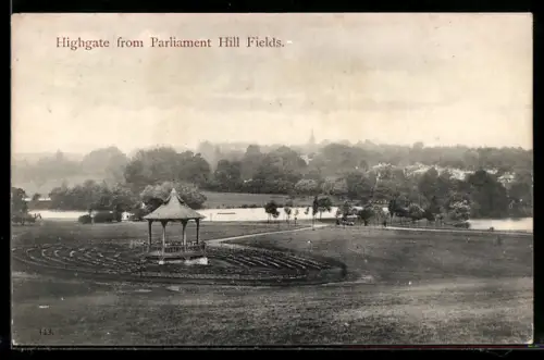 AK Highgate, Seen from Parliament Hill Fields