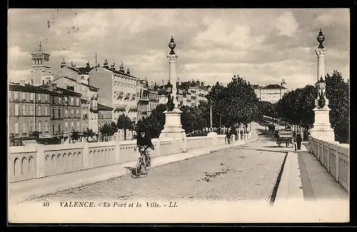 AK Valence, Le Pont et la Ville
