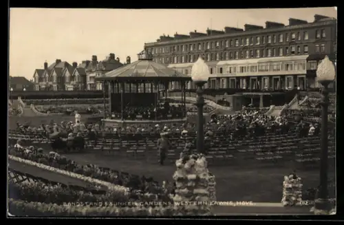 AK Hove, Bandstand, Sunken Gardens, Western Lawns