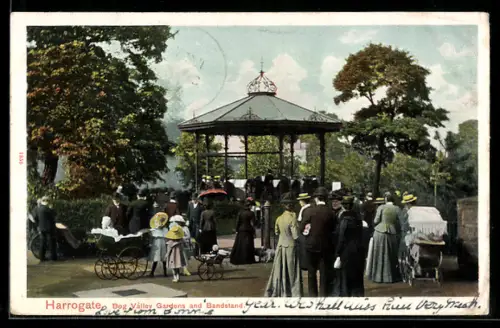 AK Harrogate, Valley Gardens and Bandstand