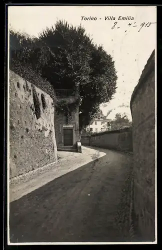 AK Torino, Villa Emilia e strada alberata