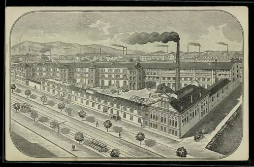 AK Torino, Industria con tram sulla strada