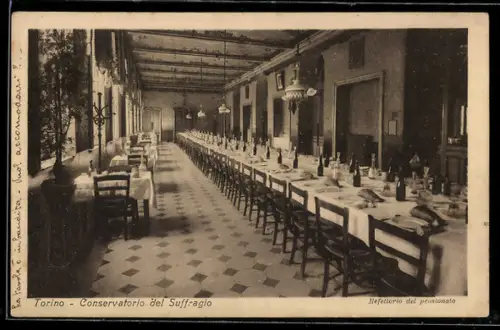 AK Torino, Conservatorio del Suffragio, Refettorio del pensionato