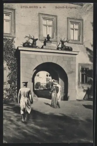 AK Stolberg a. H., Schloss-Eingang