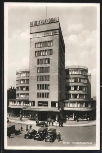 AK Essen-Ruhr, Ansicht vom Deutschlandhaus