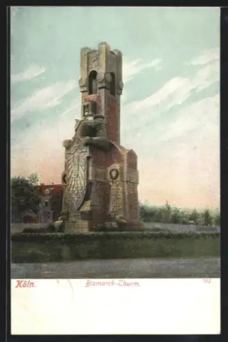 AK Köln-Marienburg, Bismarck-Thurm