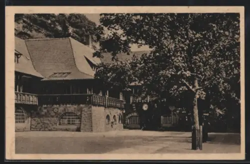 AK Kyffhäuser, Hotel Burghof H. Rumrich