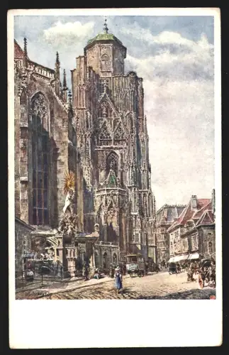 Kalender 1911, Wien, Ansichtskarten-Ausstellung und Verlag Brüder Kohn, Kärntnerstrasse 29