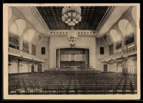 AK Leipzig, Kongresshalle, Innenansicht