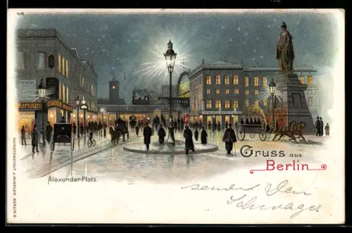 Lithographie Berlin, Alexander-Platz