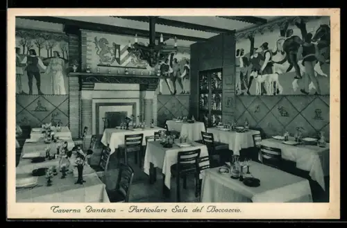 AK Torino, Caverna Dantesca, Particolare Sala del Boccaccio