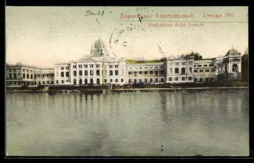 AK Torino, Esposizione Internazionale 1911, Padiglione della Francia