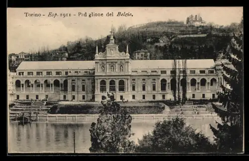 AK Torino, Esposizione 1911, Pad. del Belgio
