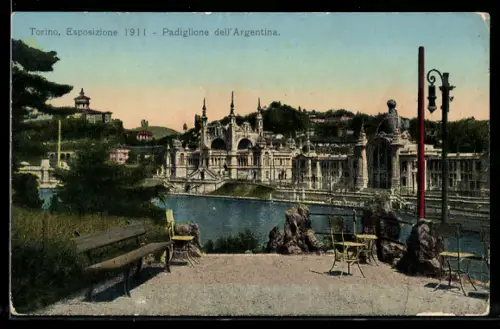 AK Torino, Esposizione 1911, Padiglione dell`Argentina, Ausstellung