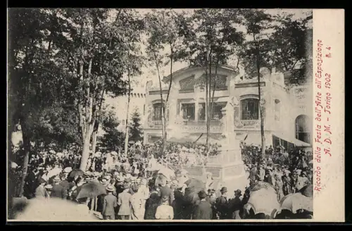 AK Torino, Esposizione A. D. M. 1902, Festa dell`Arte