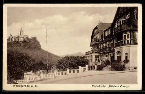AK Wernigerode a. H., Park-Hotel Küsters Camp