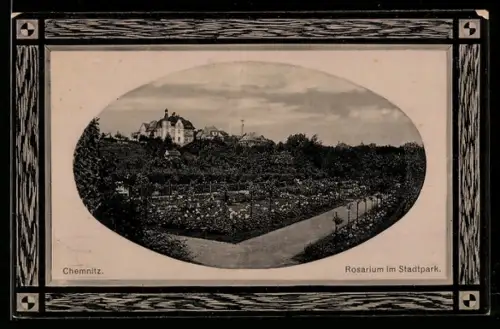 AK Chemnitz, Rosarium im Stadtpark