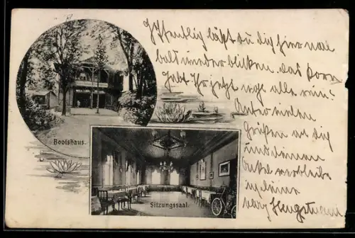 AK Hannover, Bootshaus, Inneres Sitzungssaal, Rudern