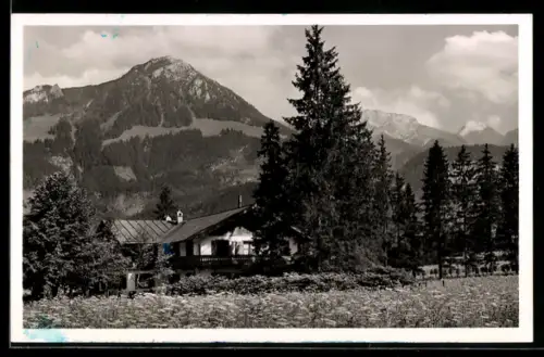AK Schönau bei Berchtesgaden, Kurheim Hochwald, Alpenlandschaft
