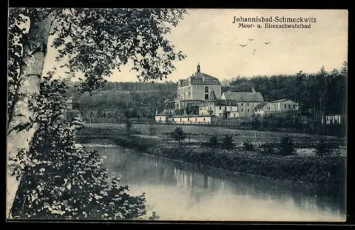 AK Johannisbad-Schmeckwitz /Kamenz, Flusspartie
