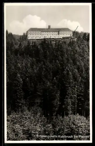AK Kohlbruck bei Passau, Erholungsheim mit Waldumgebung